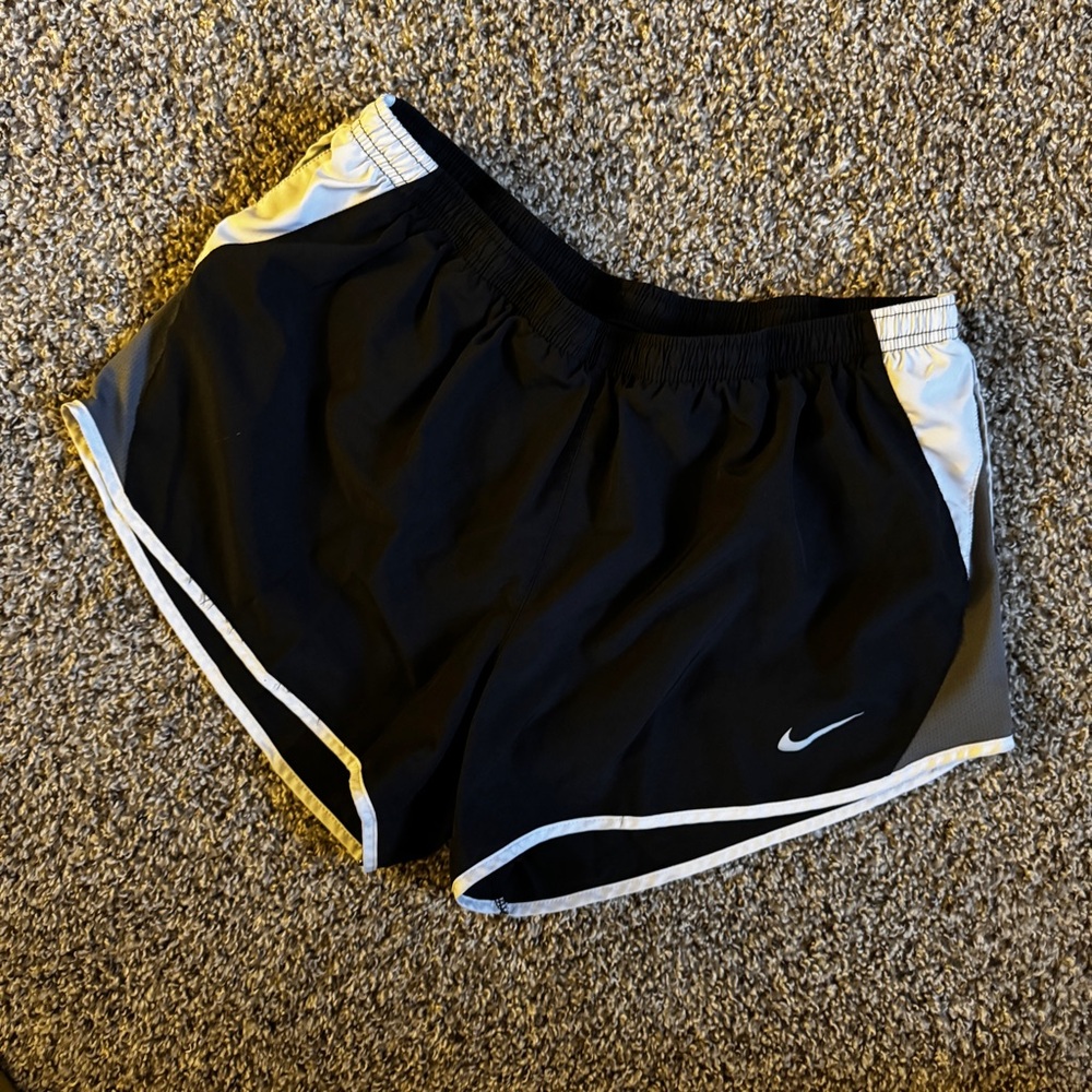 Nike Women's Athletic Shorts in Black and White